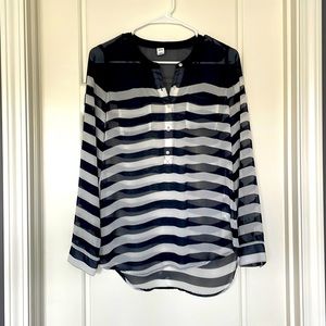 Old Navy sheer nautical top